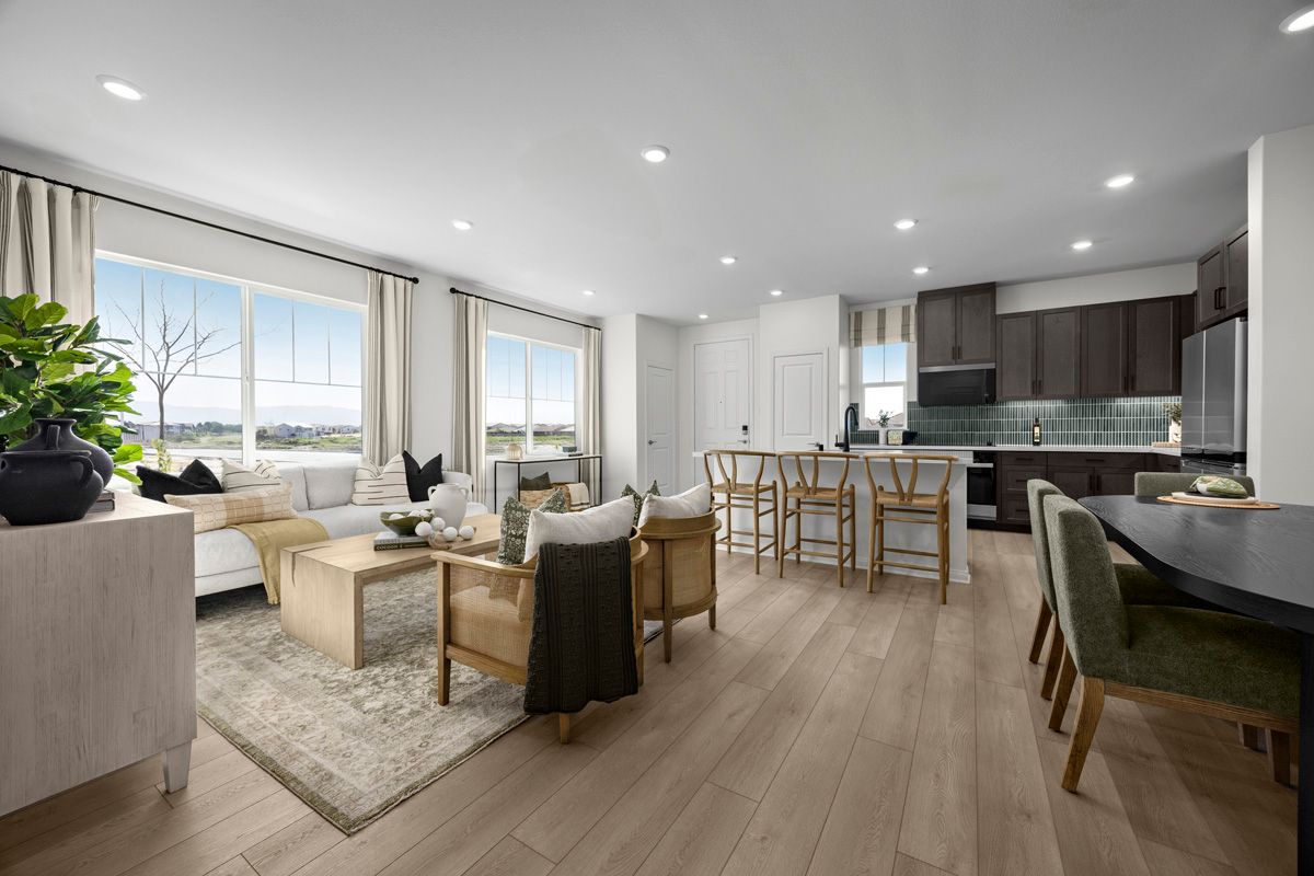 Plan 1640 Modeled - Great room
