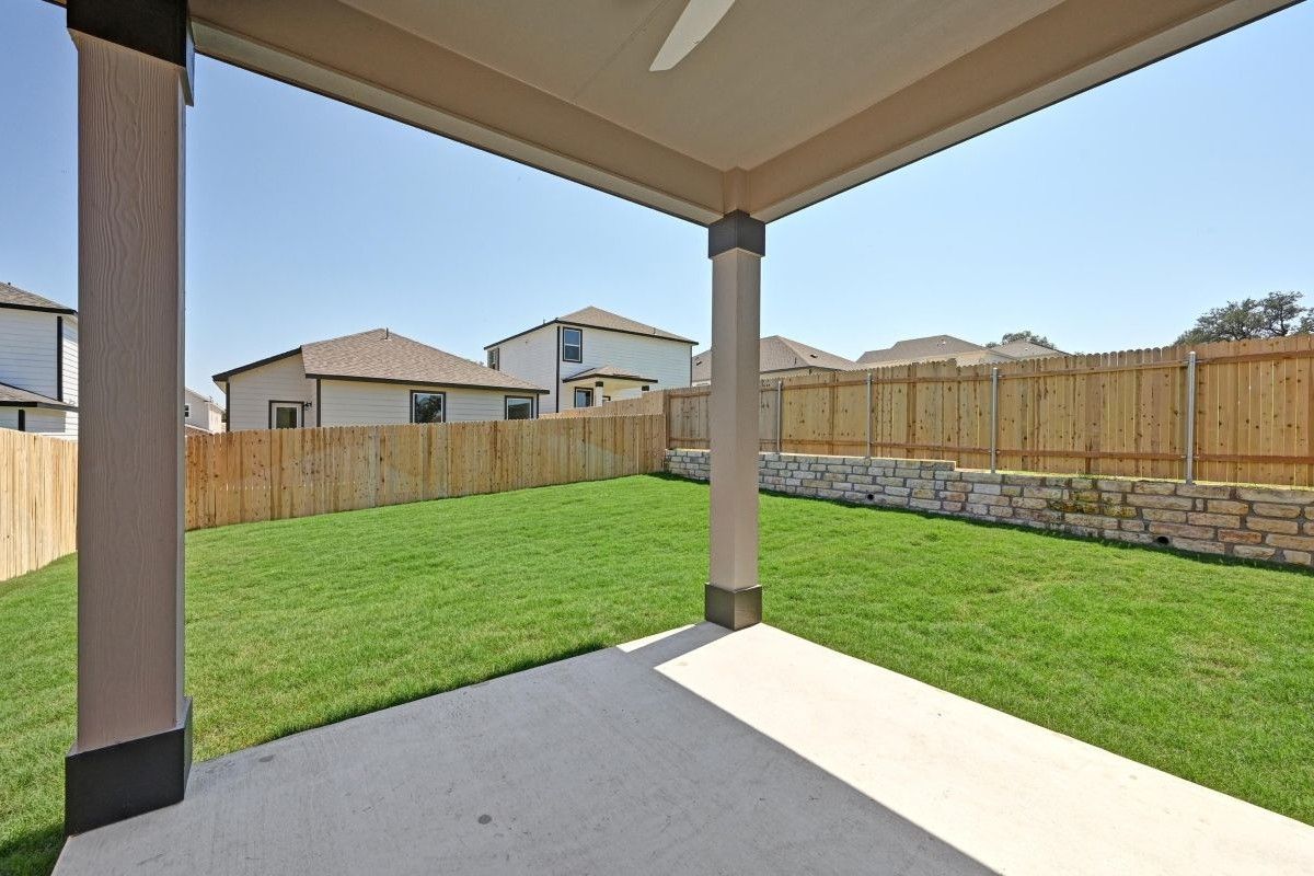 Covered patio