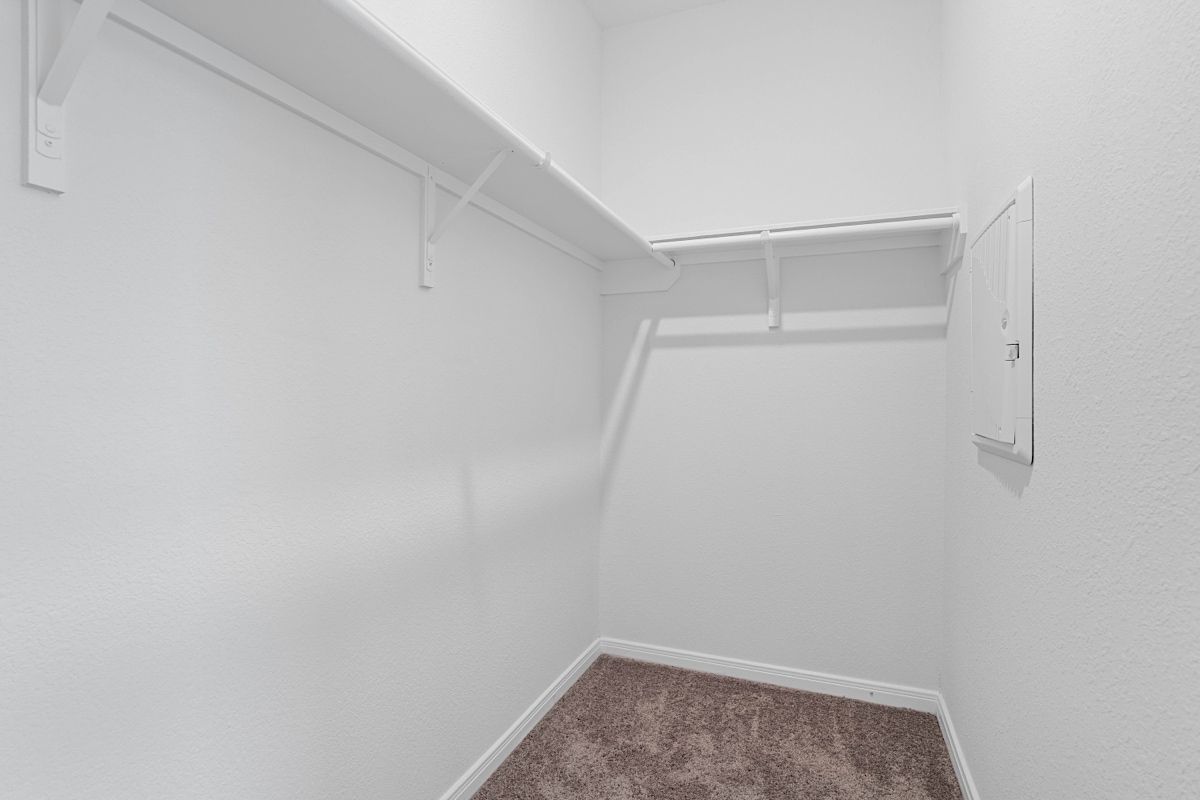 Primary walk-in closet