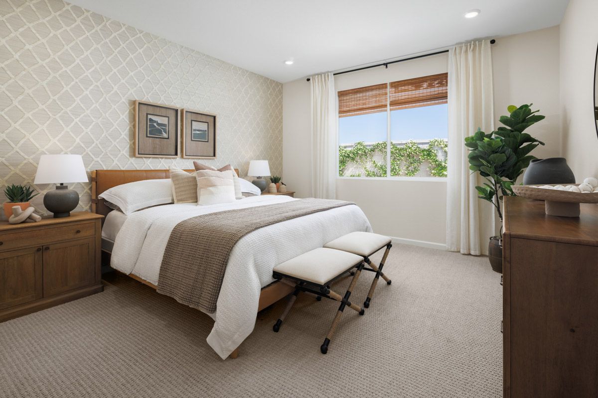 Plan 1562 Modeled - Primary bedroom