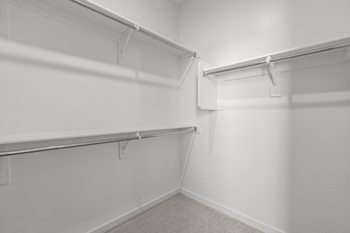 Primary walk-in closet