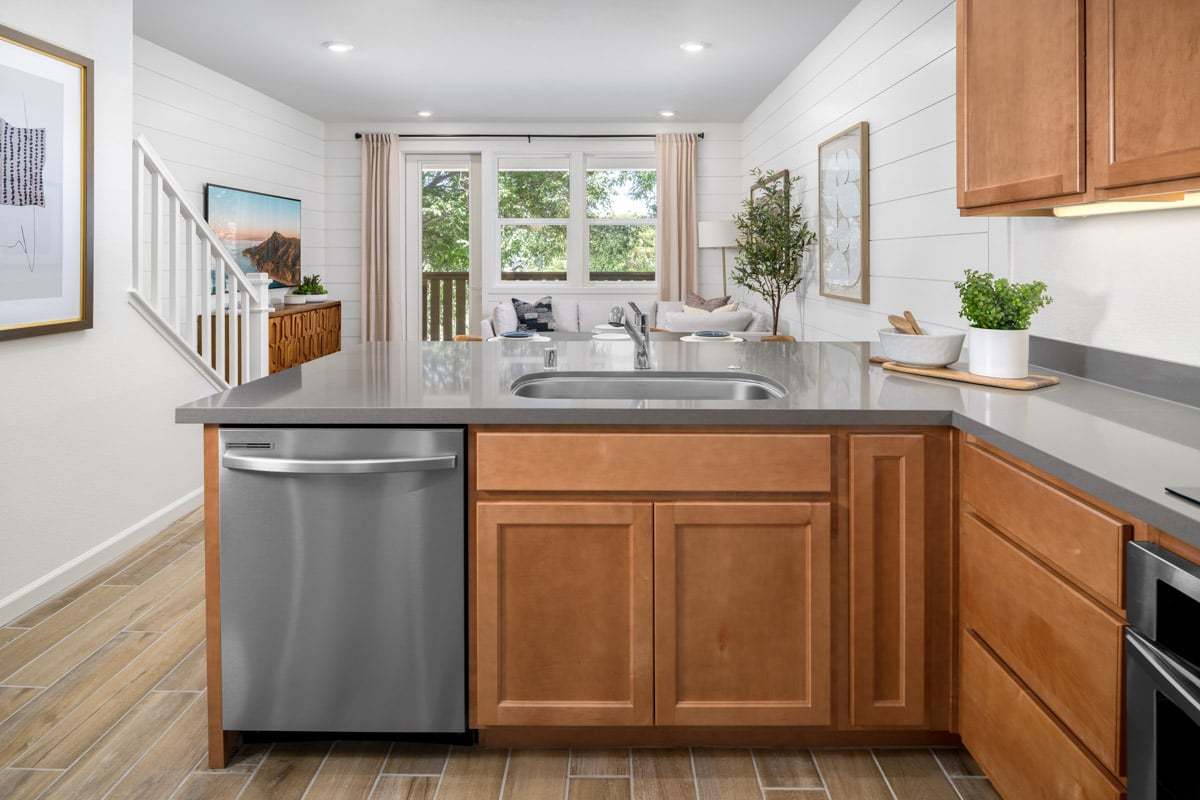 Plan 1394 Modeled - Kitchen