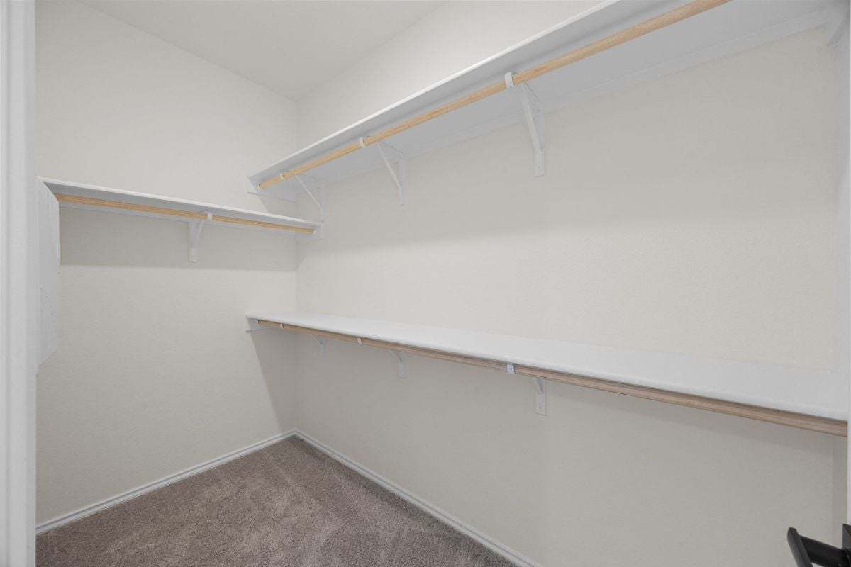 Primary walk-in closet