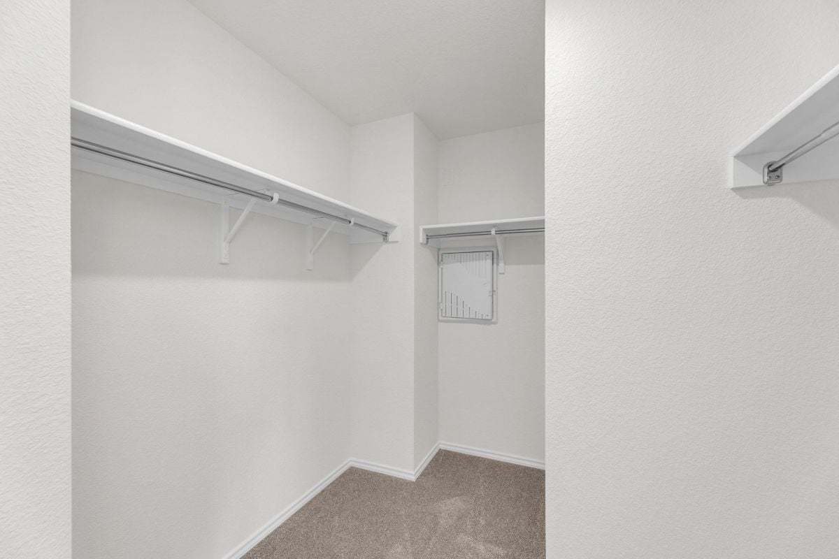 Primary walk-in closet
