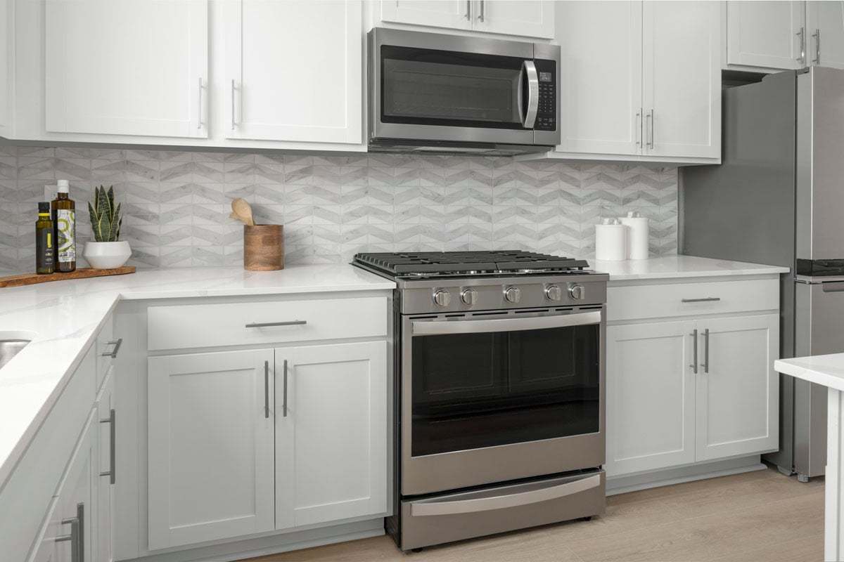 Plan 1803 Interior Unit Modeled - Stainless steel appliances