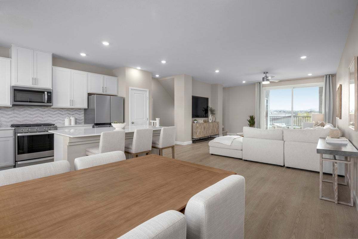 Plan 1803 Interior Unit Modeled - Great room