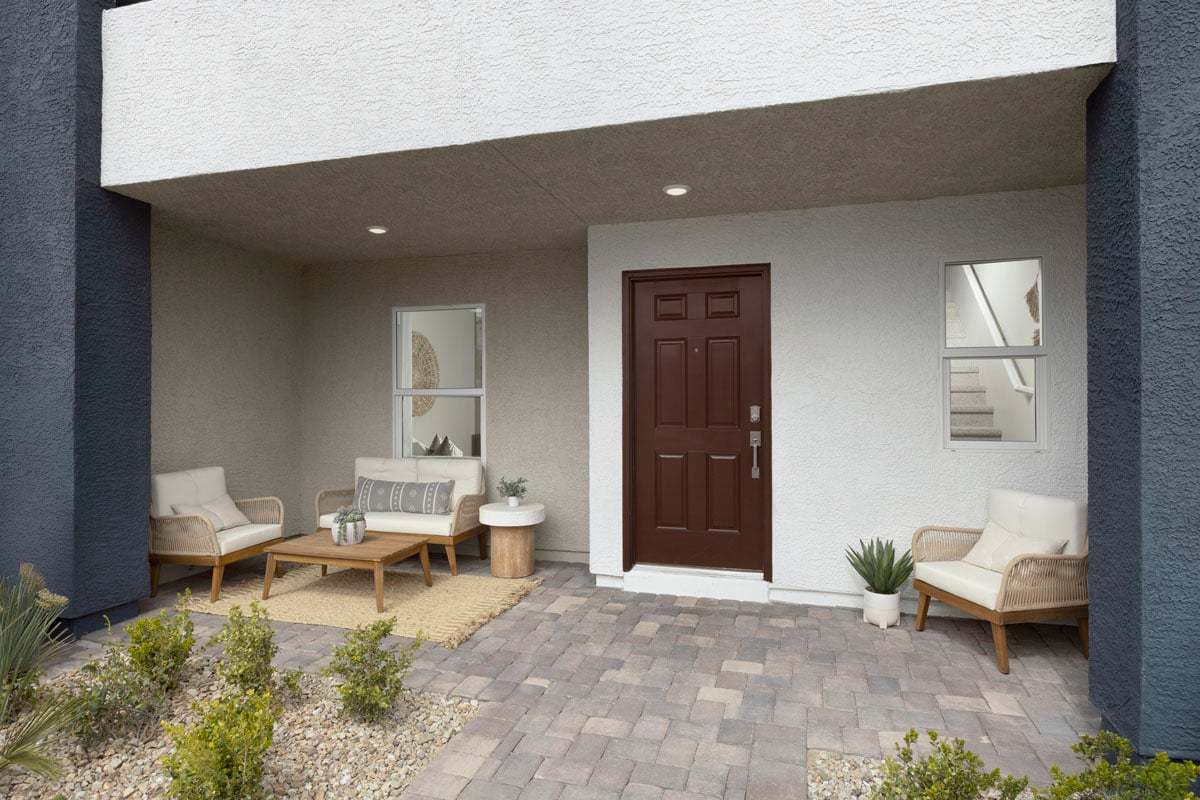 Plan 1803 Interior Unit Modeled - Front porch