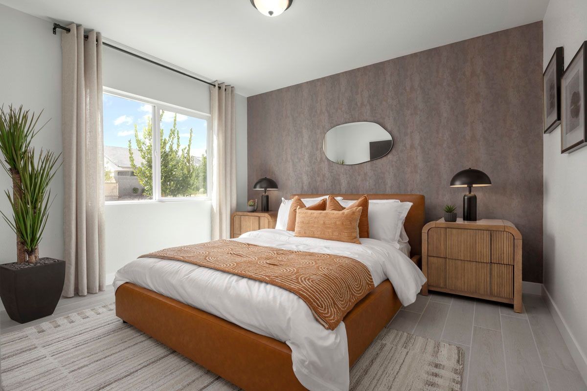 Plan 1895 End Unit Modeled - Downstairs bedroom