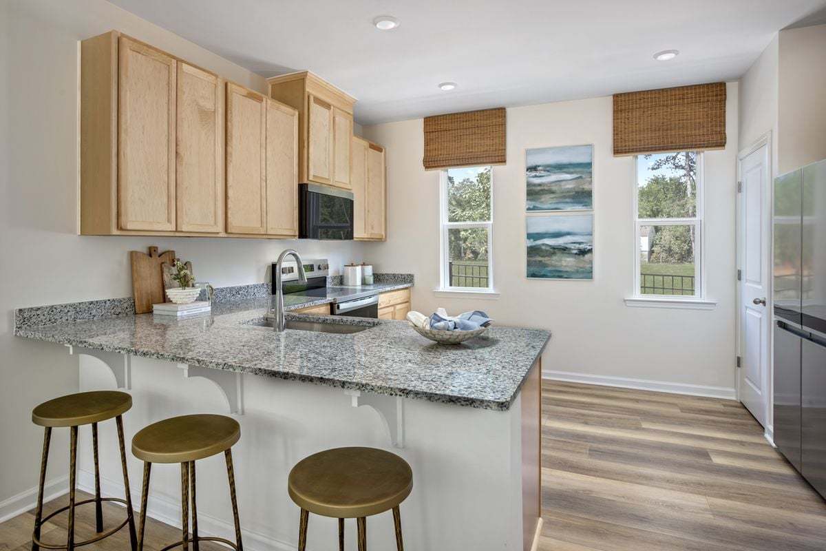 Plan 1466 Modeled - Kitchen