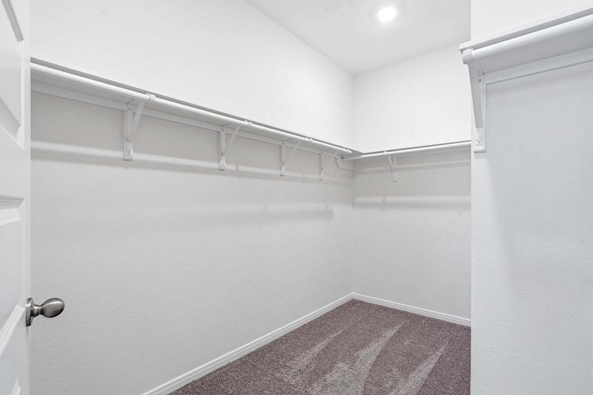 Primary walk-in closet