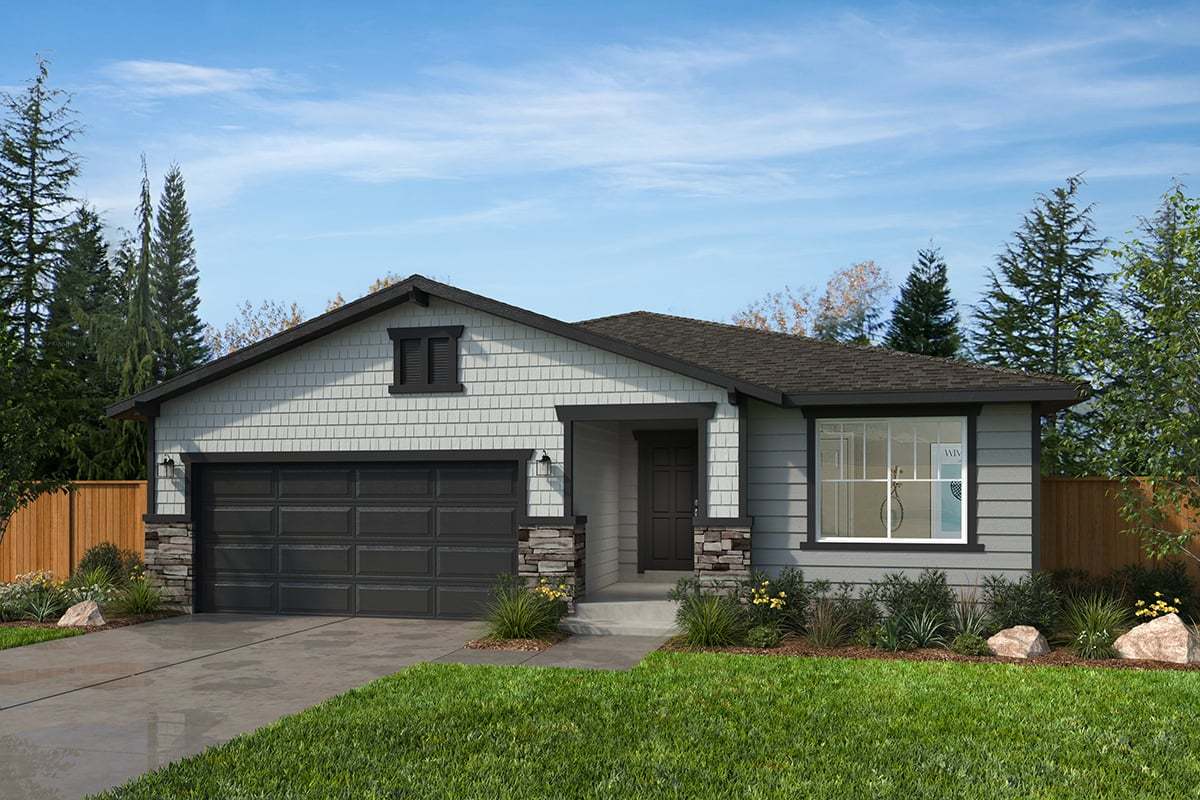 Exterior B with optional masonry