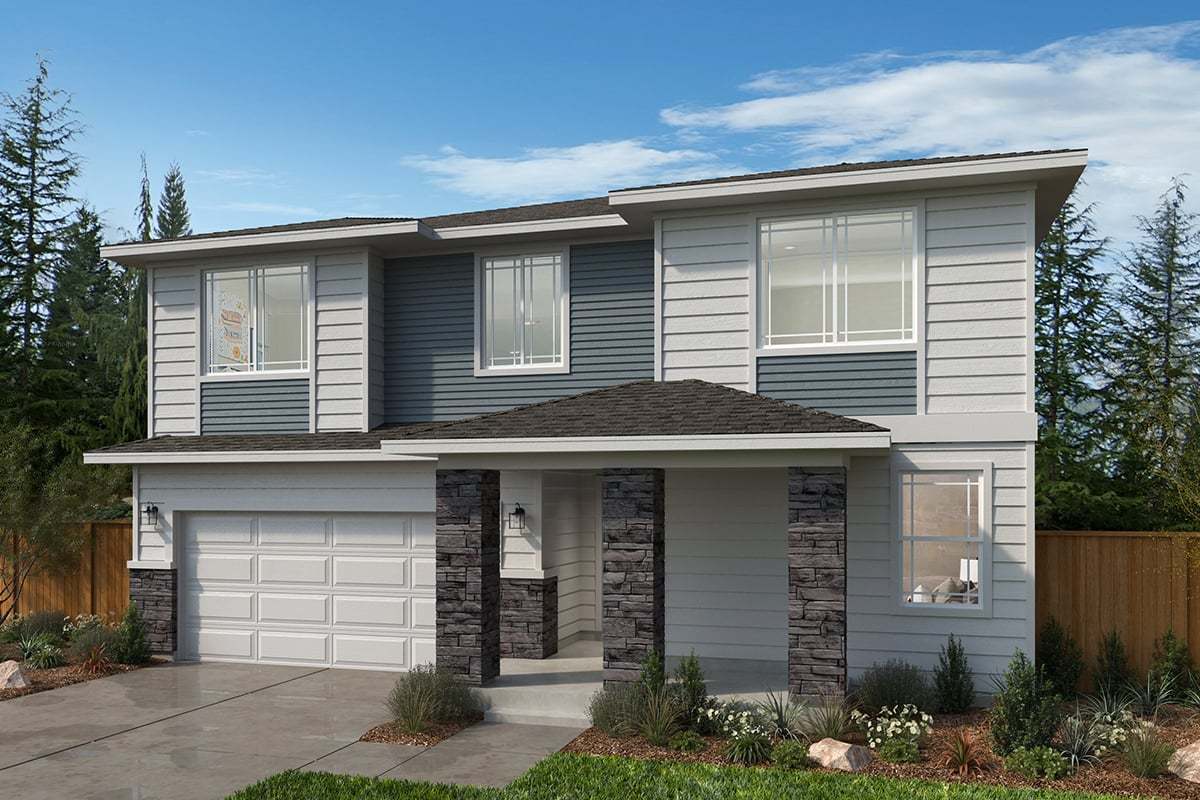 Exterior C with optional masonry