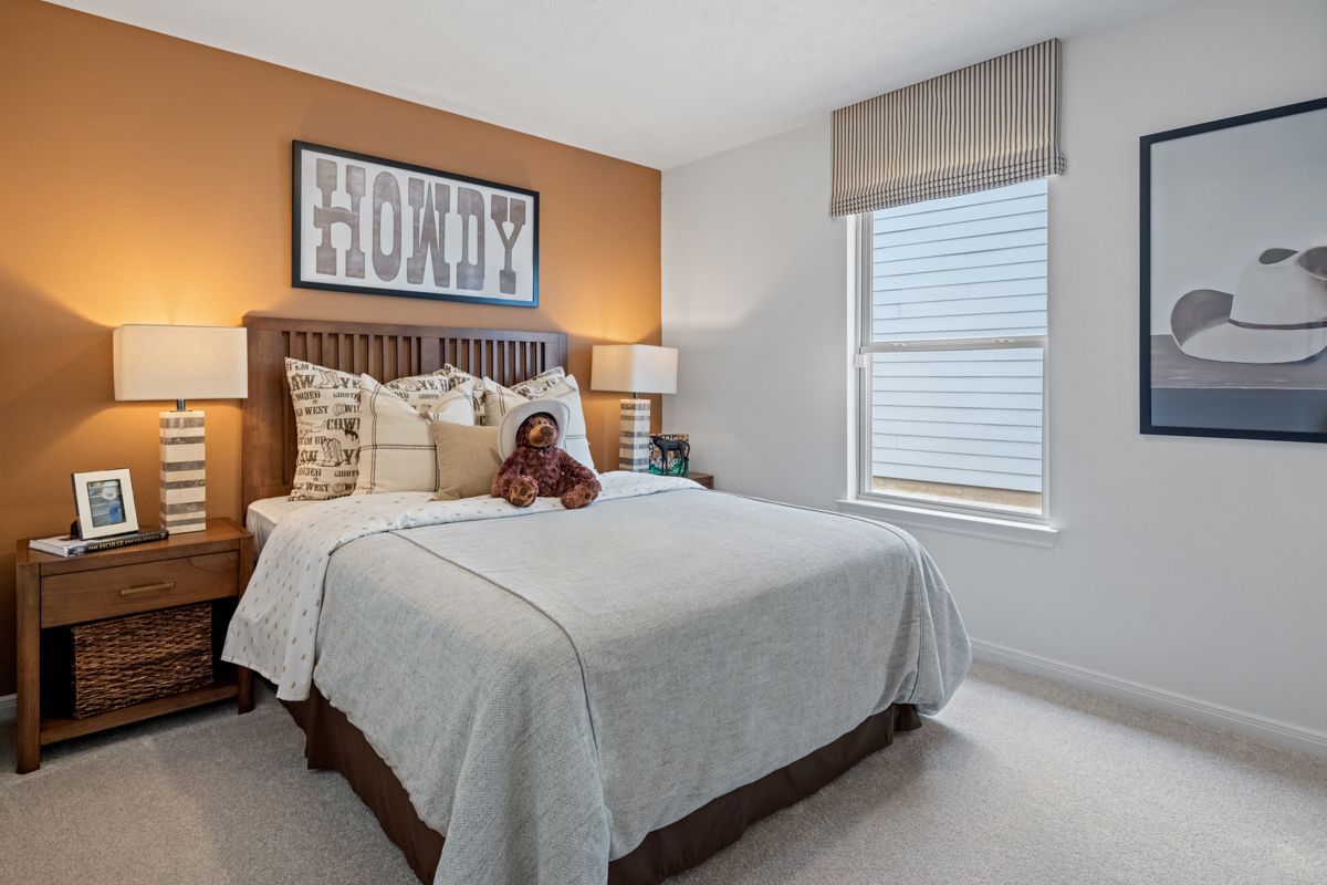 Plan 1549 Modeled - Secondary bedroom
