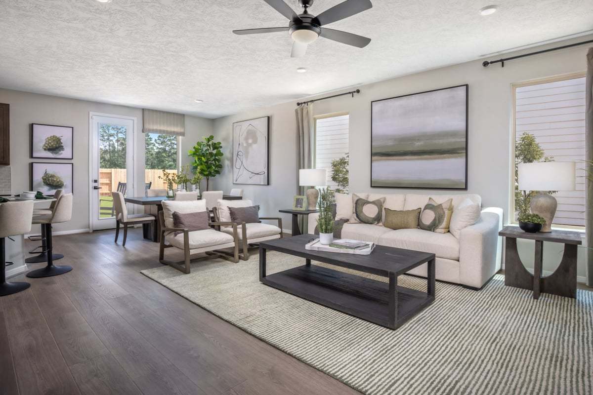Plan 1907 Modeled - Great room
