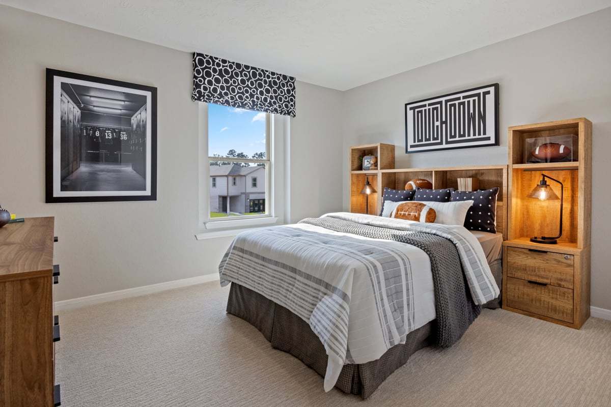 Plan 2444 Modeled - Secondary bedroom