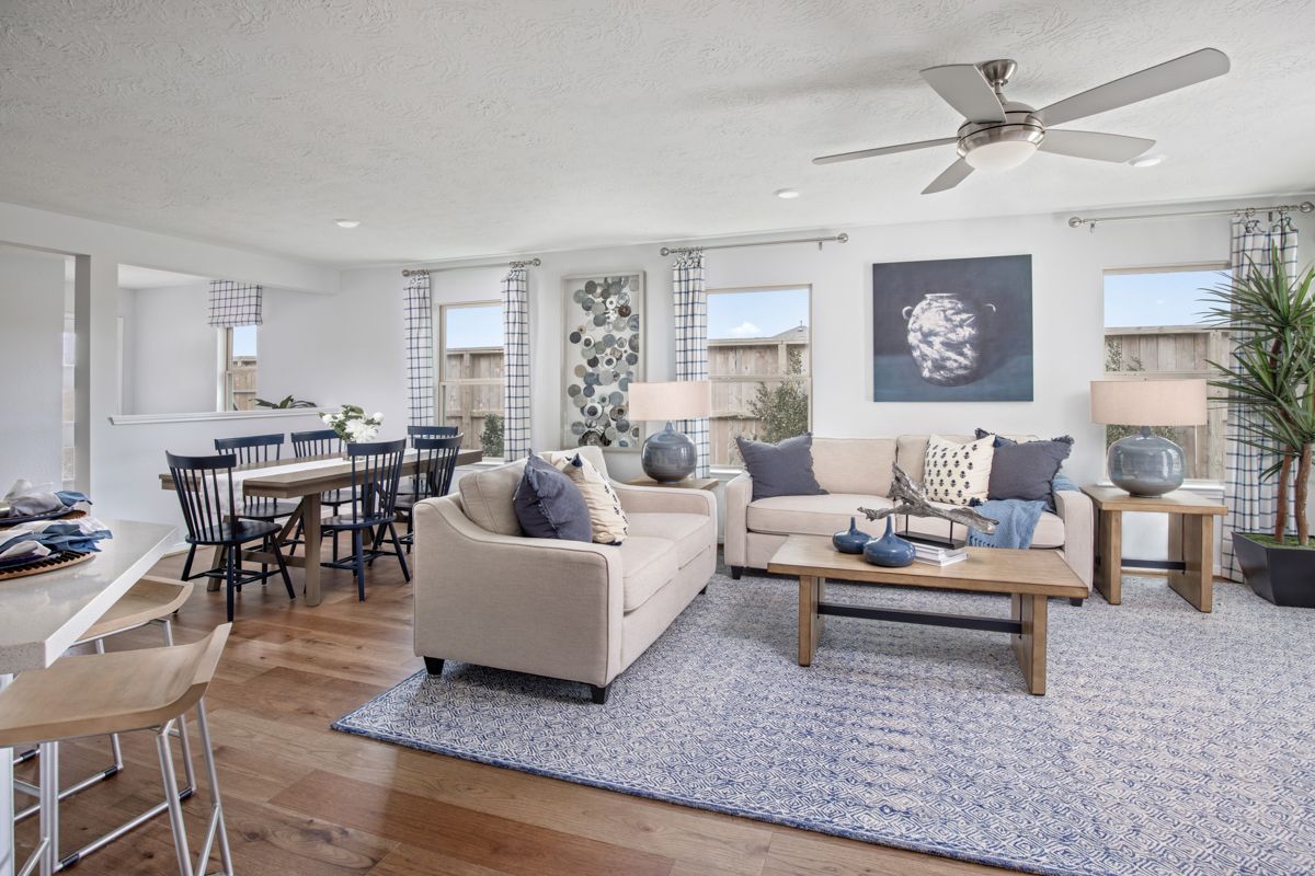 Plan 1702 Modeled - Great room
