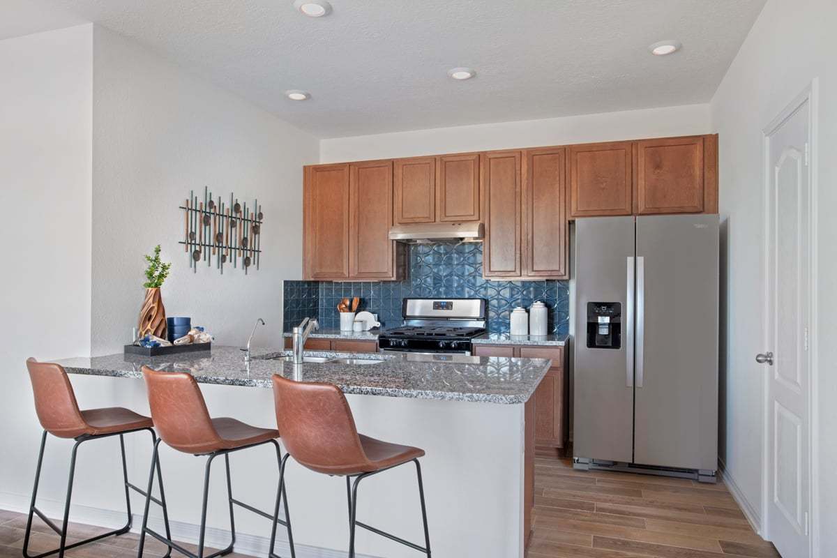 Plan 1360 Modeled - Kitchen