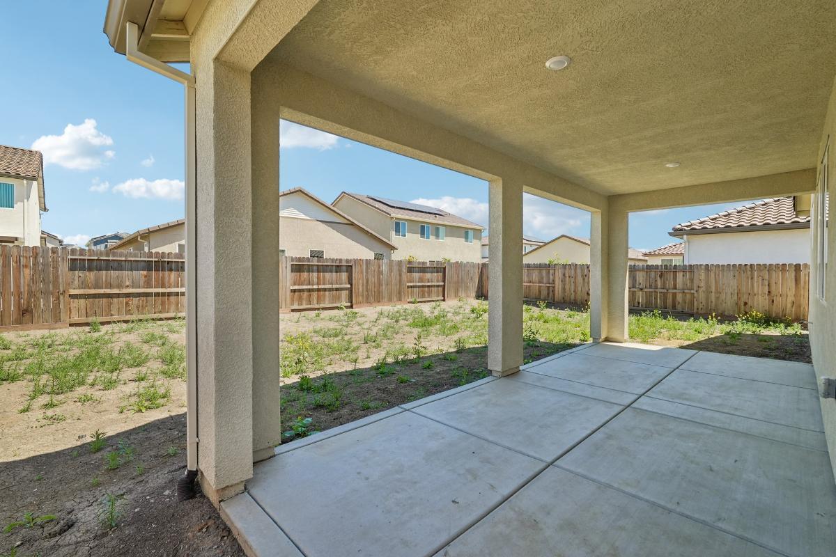Covered patio