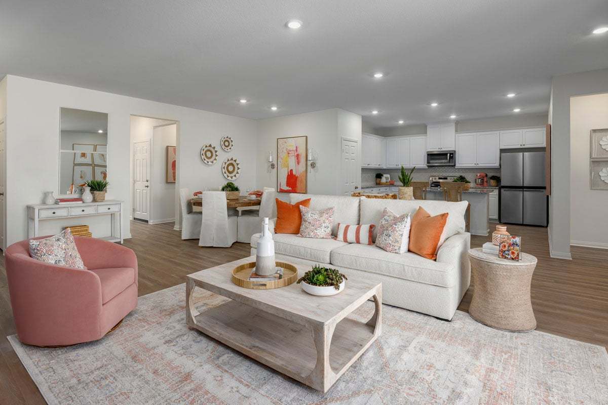 Plan 1663 Modeled - Great room