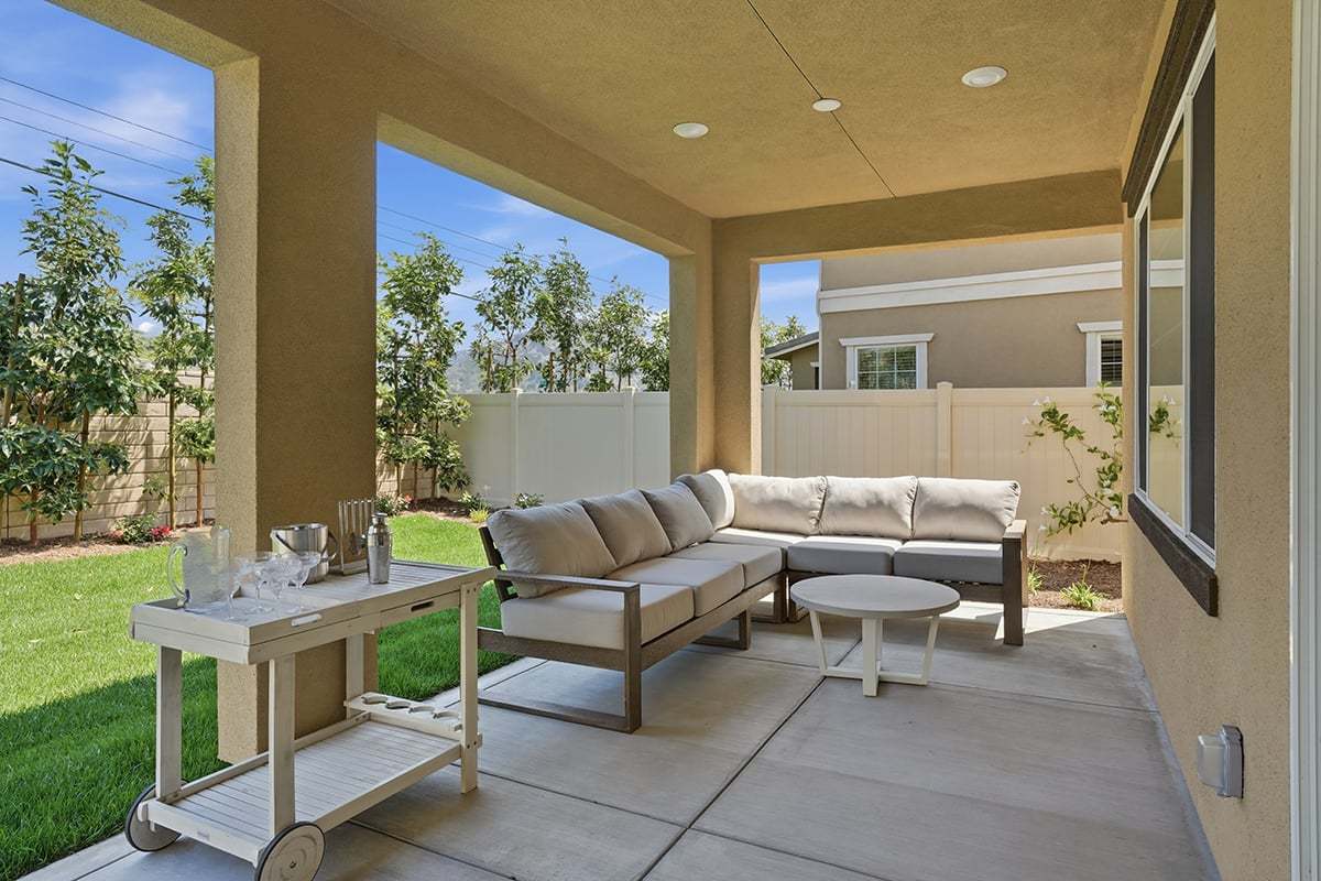 Covered patio