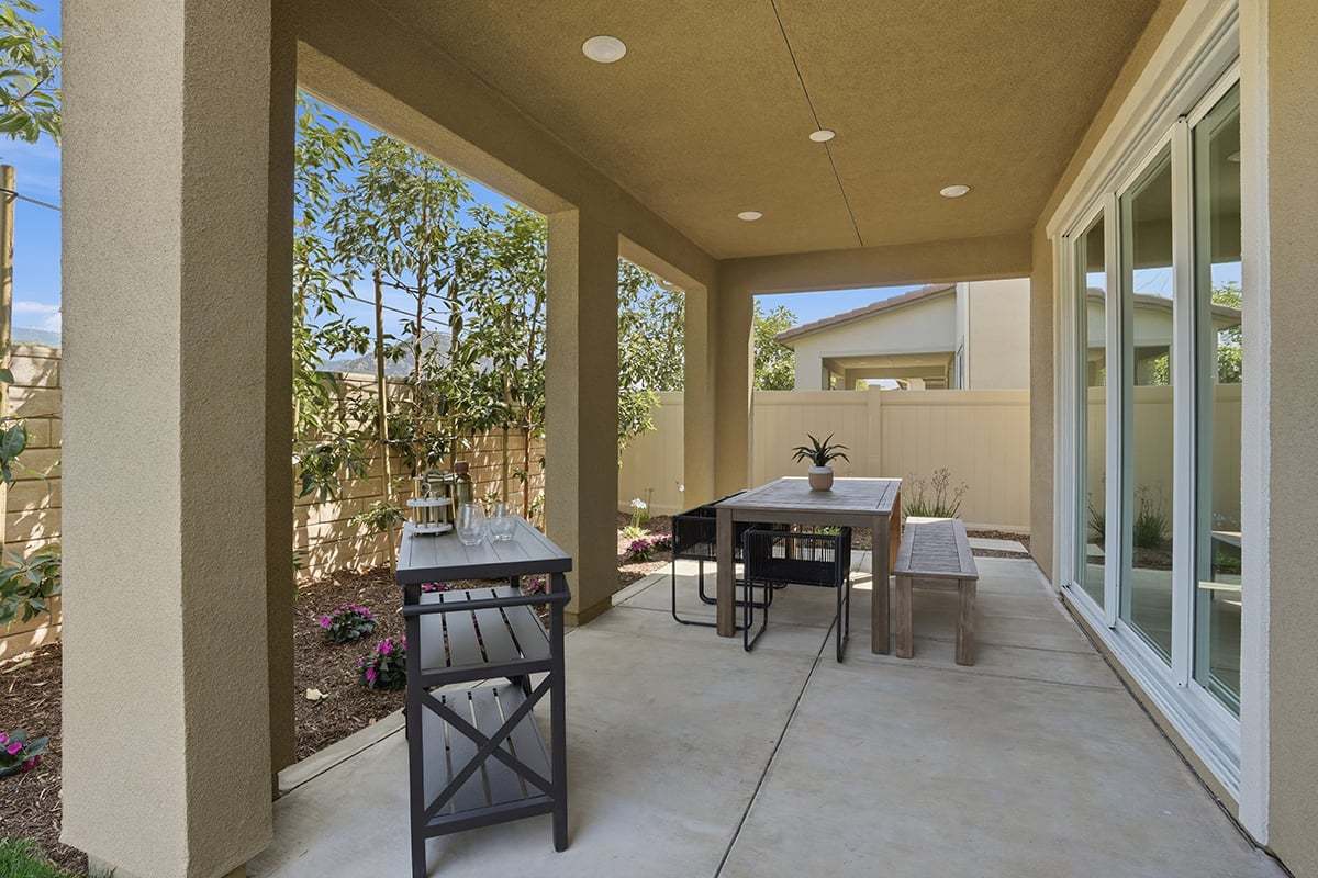 Covered patio