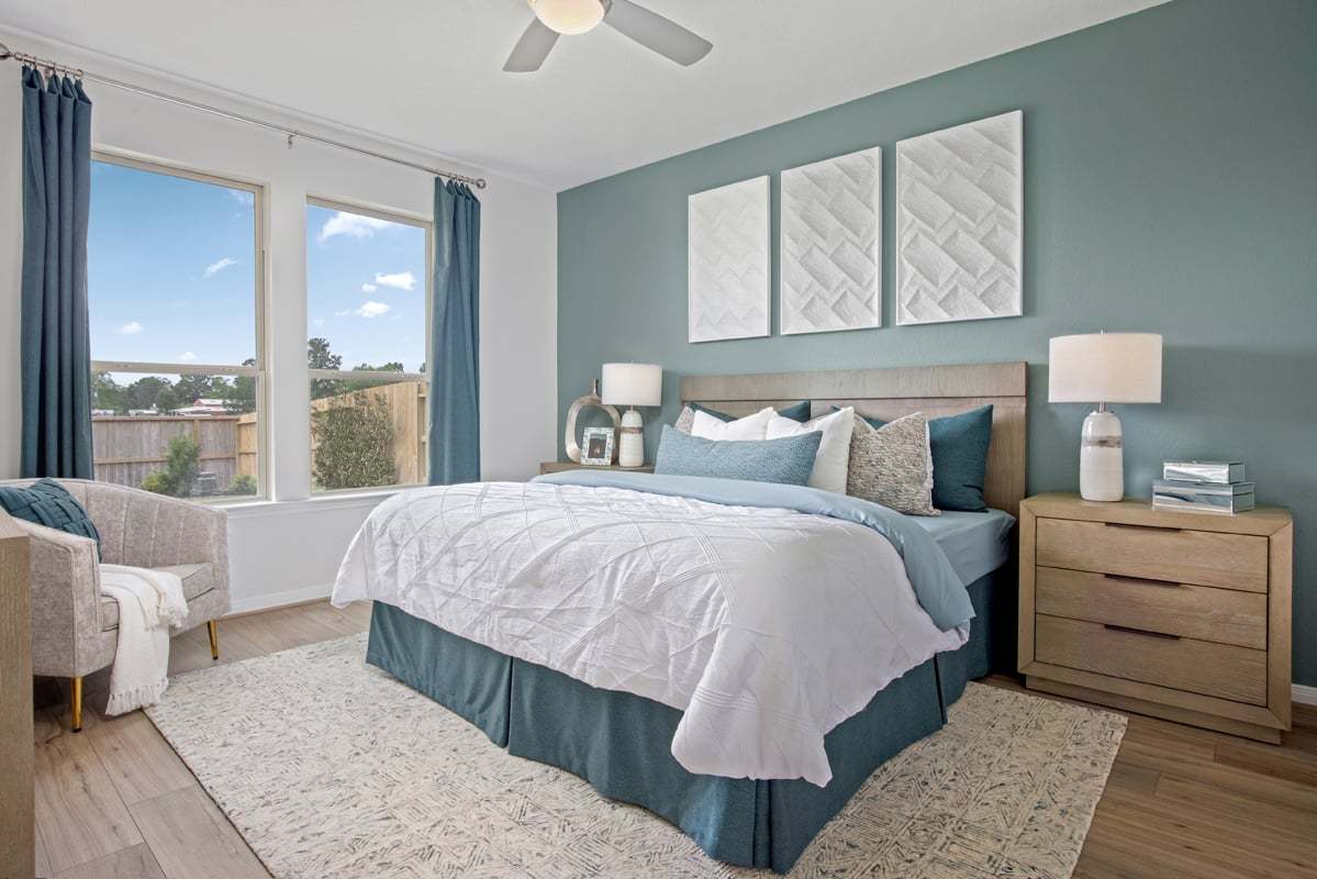 Plan 1675 - Primary bedroom