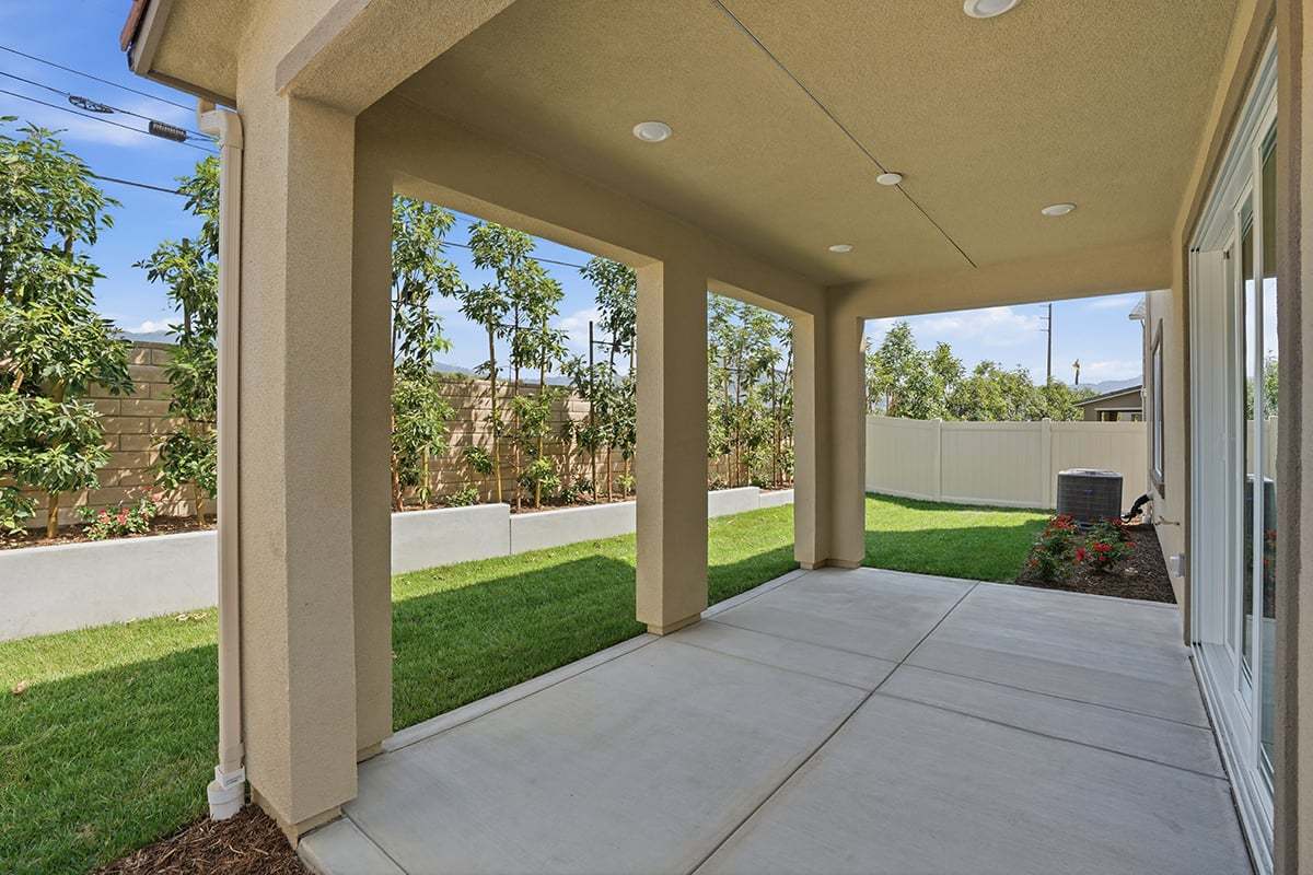 Covered patio
