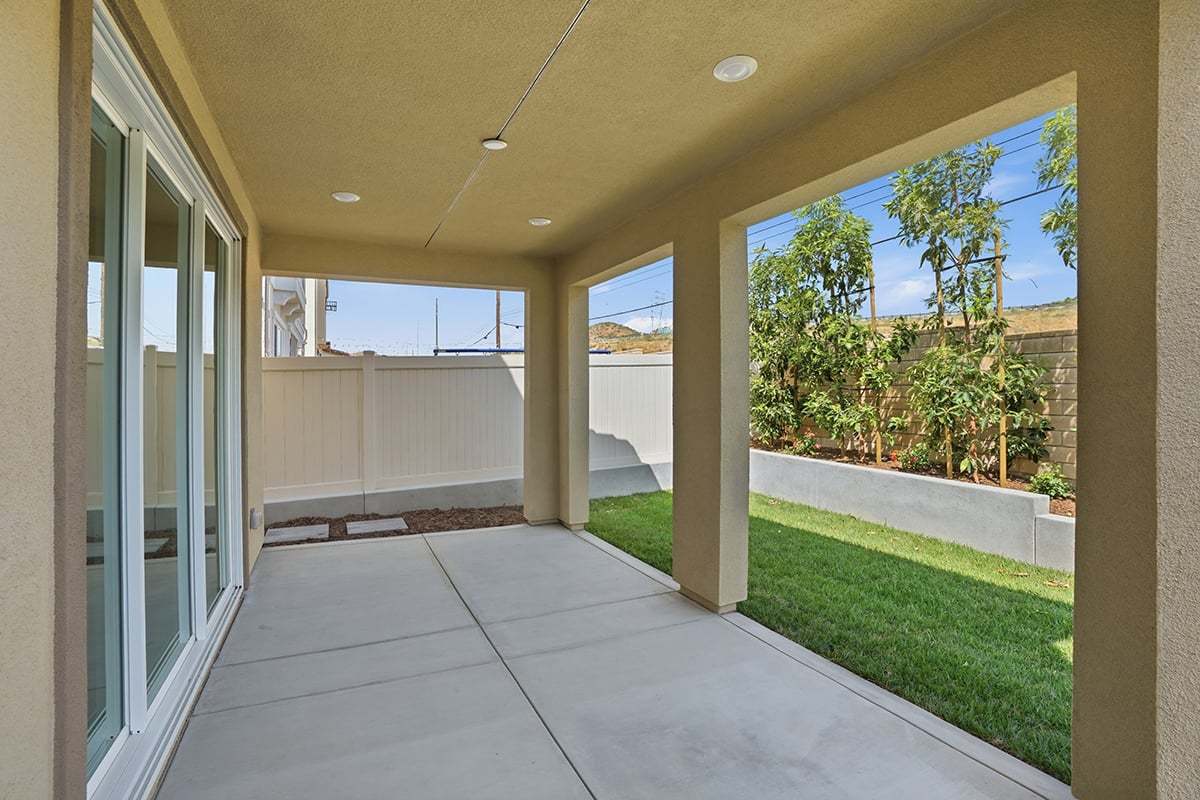 Covered patio