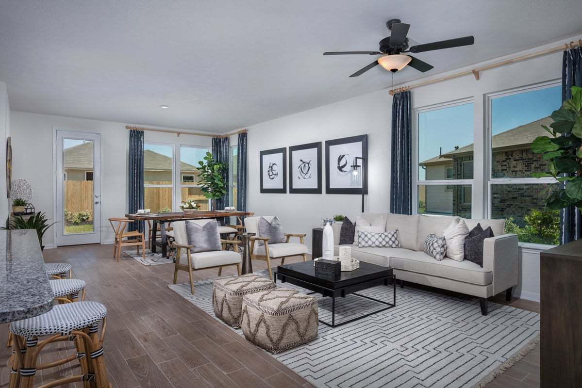 Plan 1631 Modeled - Great room