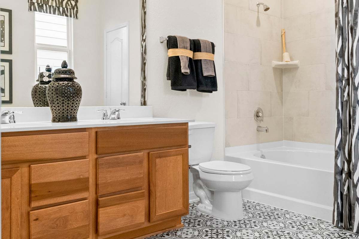Plan 1631 Modeled - Primary bath