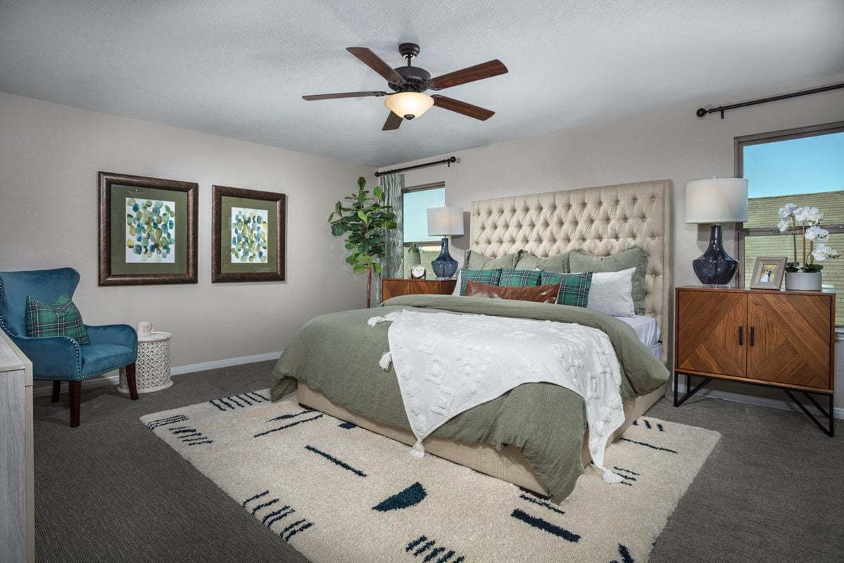 Plan 2372 Modeled - Primary bedroom