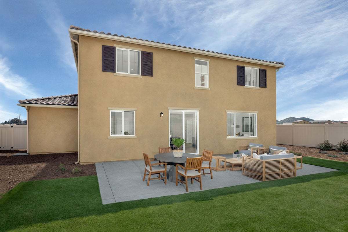 Plan 2545 Modeled - Rear exterior