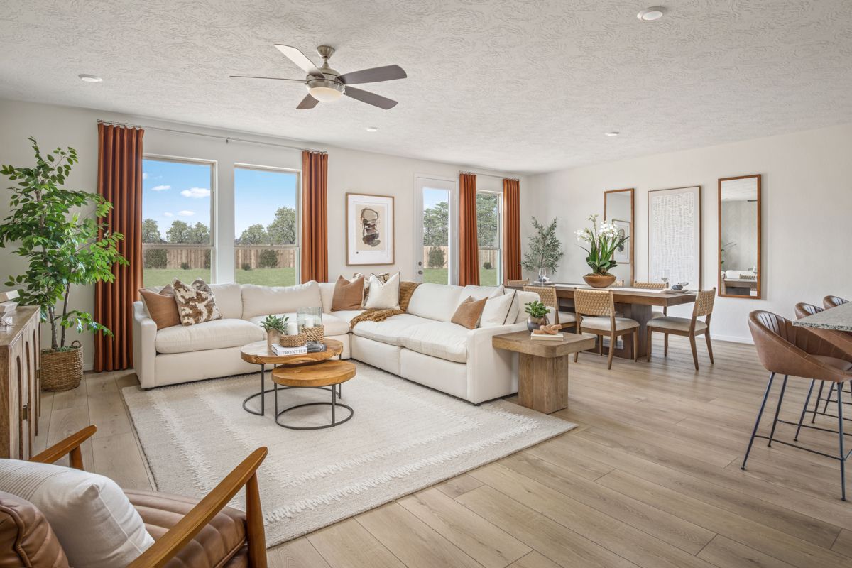 Plan 1888 Modeled - Great room