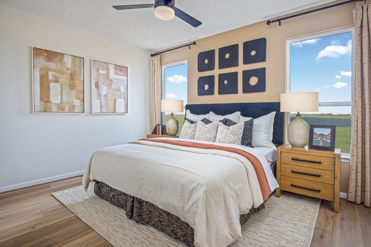 Plan 1243 Modeled - Primary bedroom
