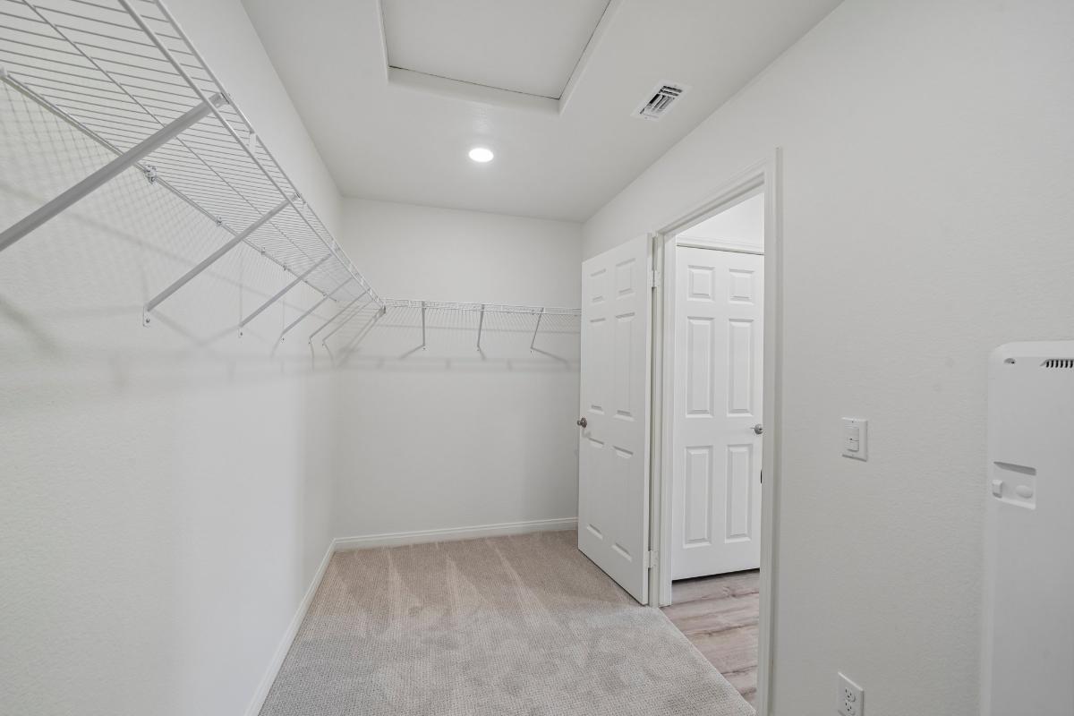 Primary walk-in closet