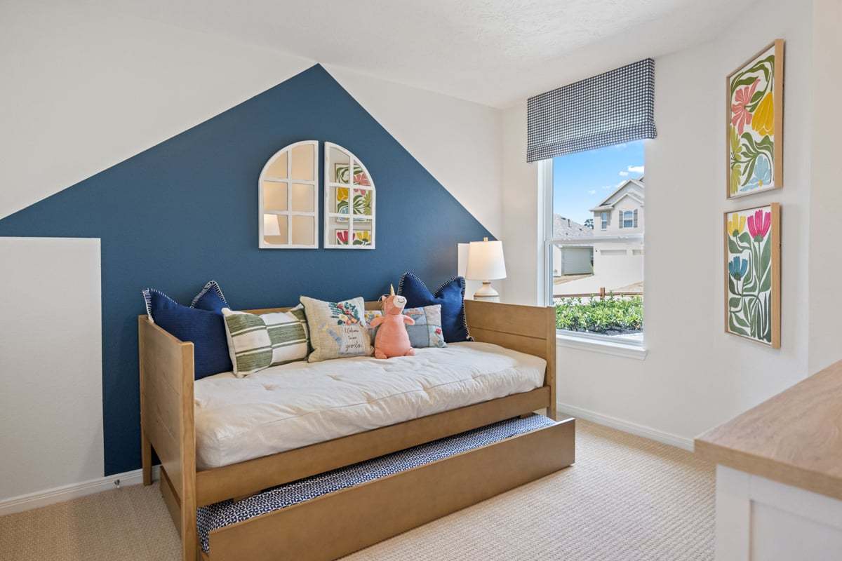 Plan 1360 Modeled - Secondary bedroom