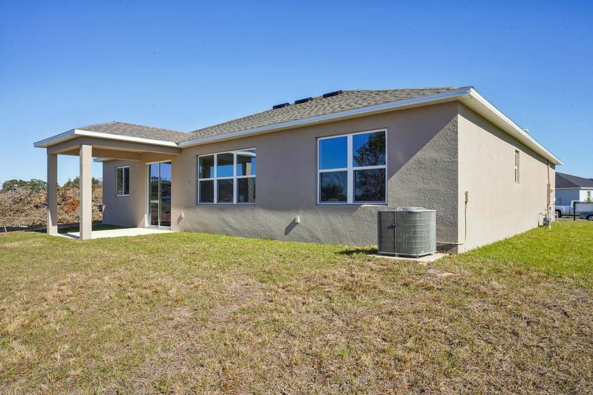 Rear exterior