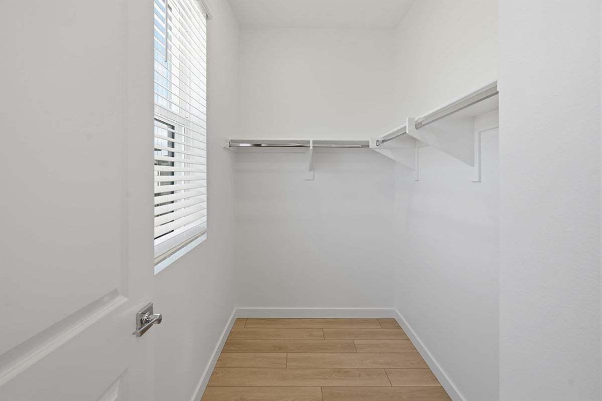 Primary walk-in closet