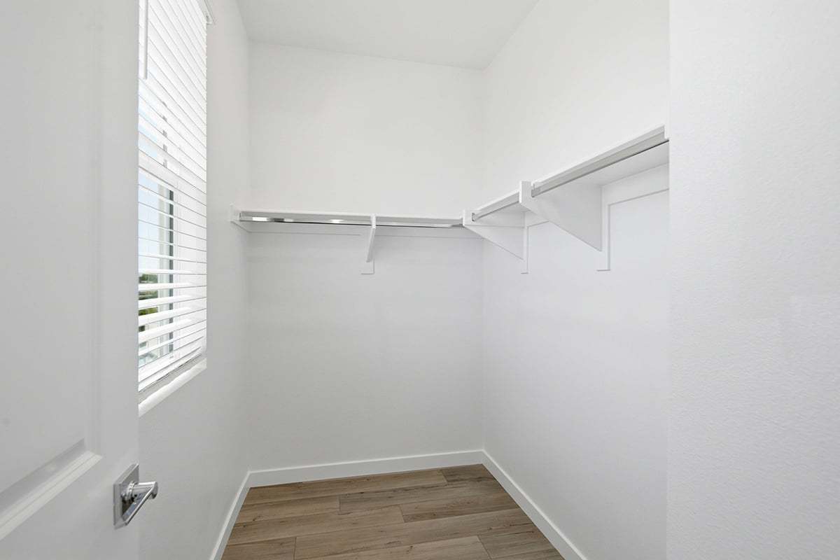 Primary walk-in closet