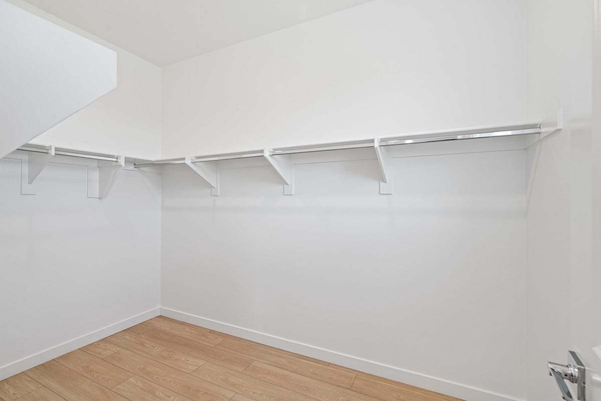 Primary walk-in closet