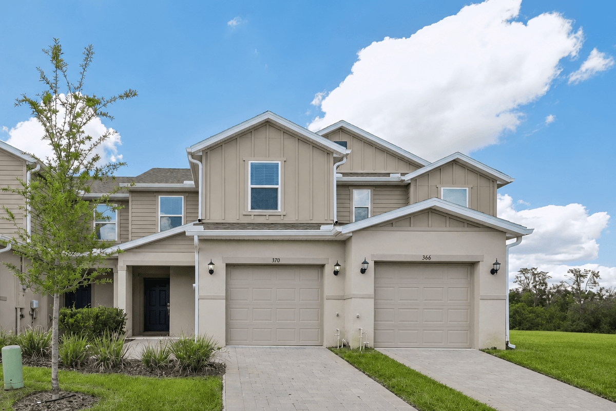 Plan 1557 - Reserve at Forest Lake Townhomes: Lake Wales, Florida - KB Home