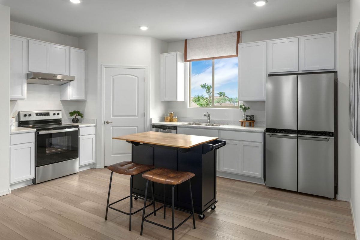 Plan 1465 Modeled - Kitchen