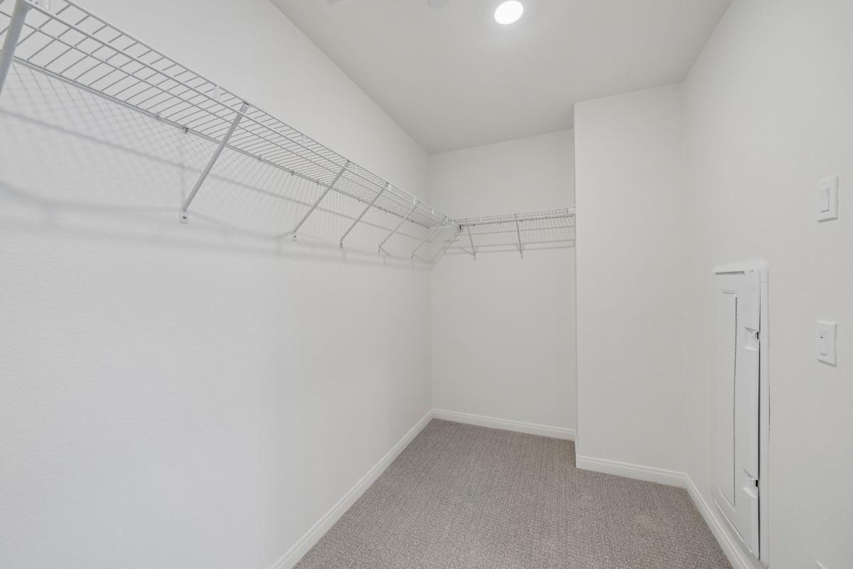 Primary walk-in closet
