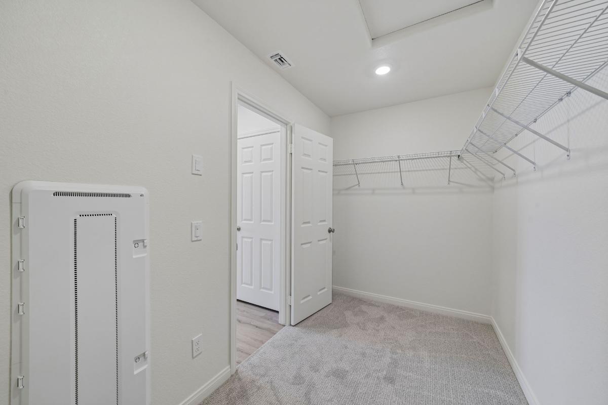 Primary walk-in closet