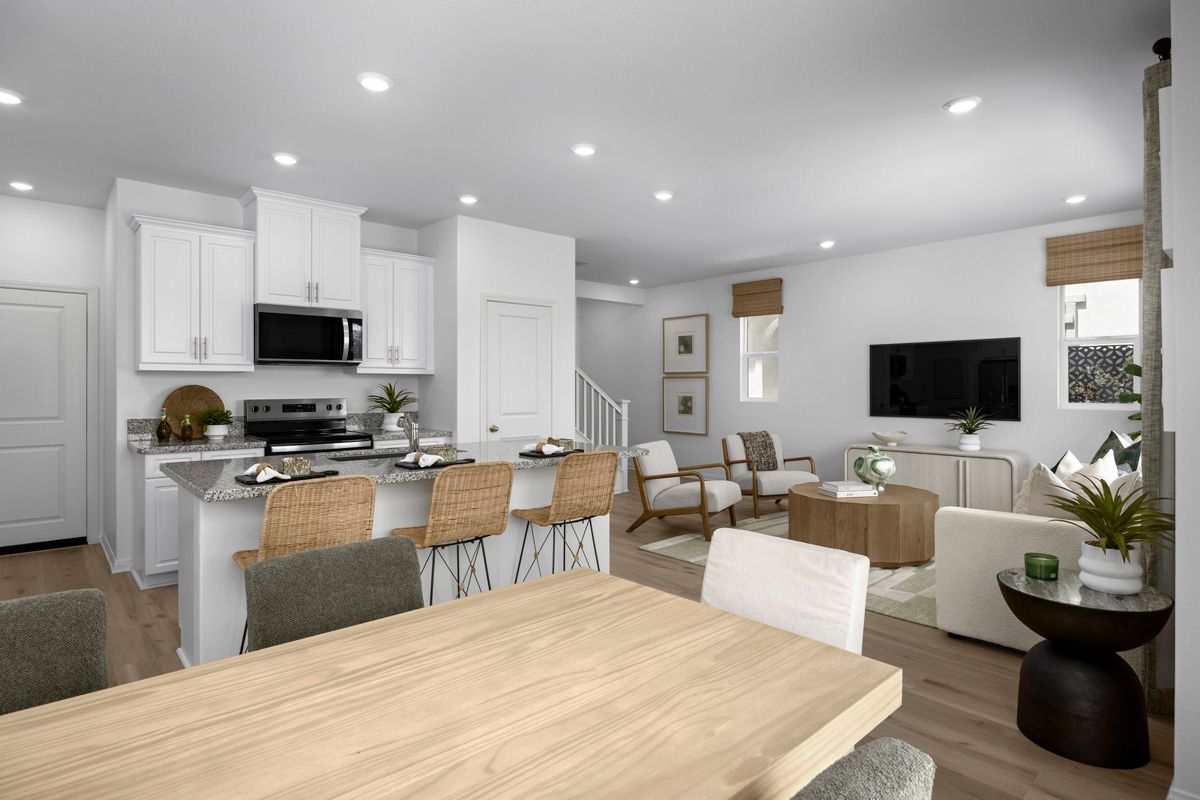 Plan 1669 Modeled - Dining area
