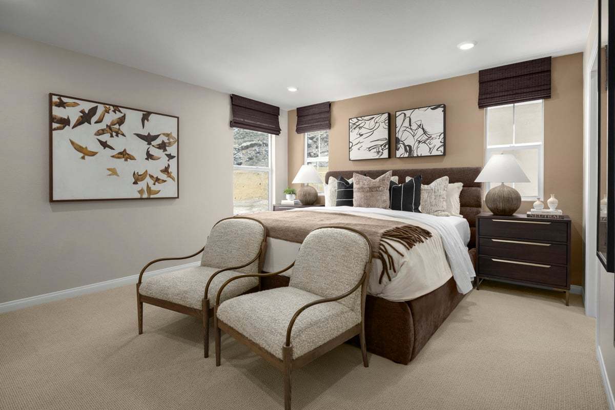 Plan 1877 Modeled - Primary bedroom