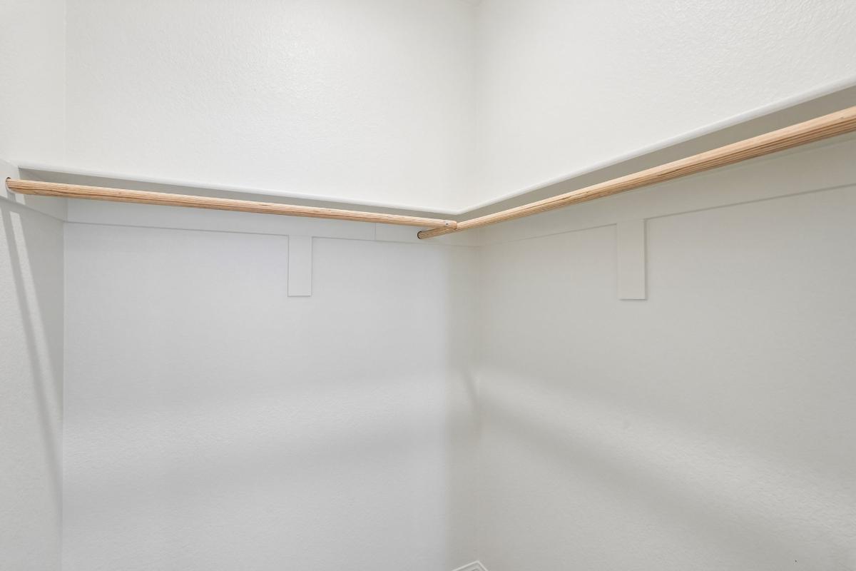 Primary walk-in closet