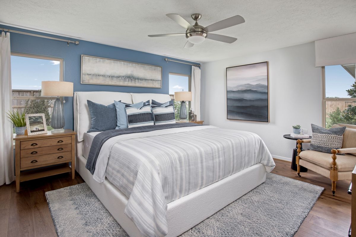 Plan 1702 Modeled - Primary bedroom