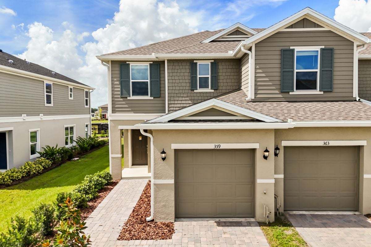 Plan 1685 - Reserve at Forest Lake Townhomes: Lake Wales, Florida - KB Home
