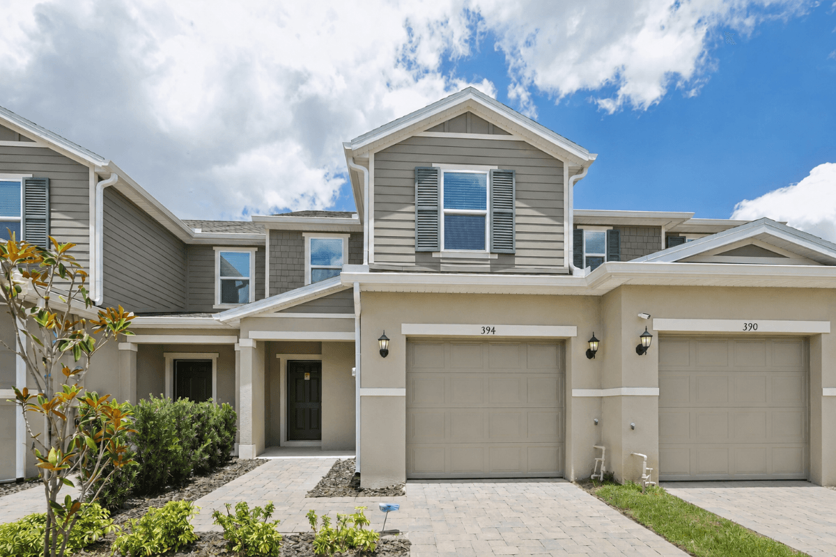 Plan 1557 - Reserve at Forest Lake Townhomes: Lake Wales, Florida - KB Home